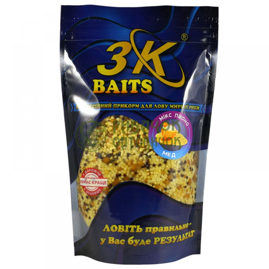 3Kbaits Зерновий МіКС Пшоно (мед) 500г. (14шт/ящ)