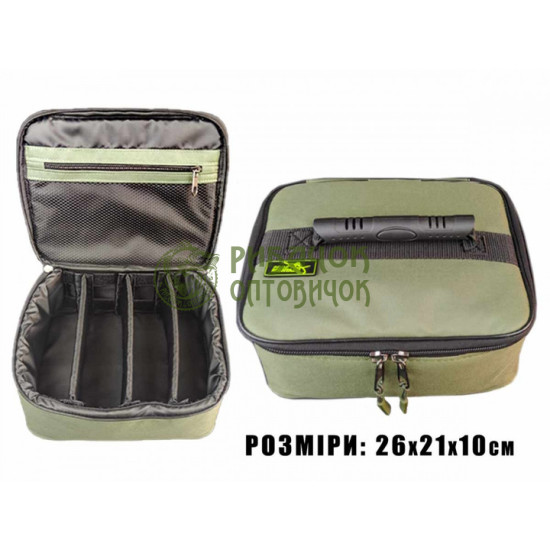 ПМ Сумка-органайзер для насадок, діпів, бойлів 26х21Х10см.