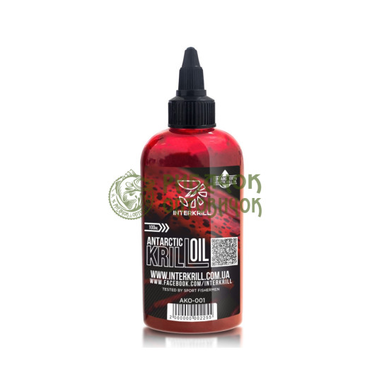 INTERKRILL Крилева олія "KRILL OIL" 100%, 100мл. (ящик 15шт.)