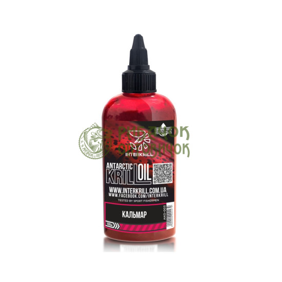 INTERKRILL Крилева олія "KRILL OIL" Кальмар, 100мл. (ящик 15шт.)