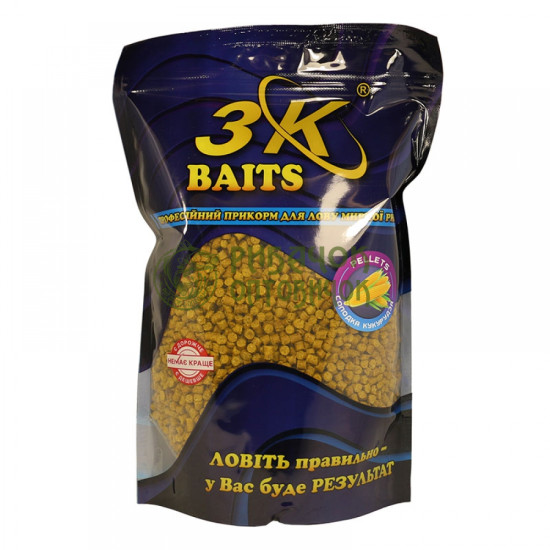 3Kbaits Pellets 4 мм (солодка кукурудза) 800 г.
