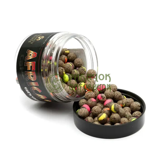Triniti Baits Вафтерси AFRICAN FLY - cat's vision 8мм mix color (шт.)
