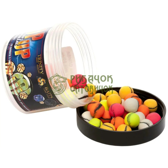 Trinity Baits Поп ап Multicolor СЛИВА (з чорн.пол. ) 25 г 10 мм (шт.)