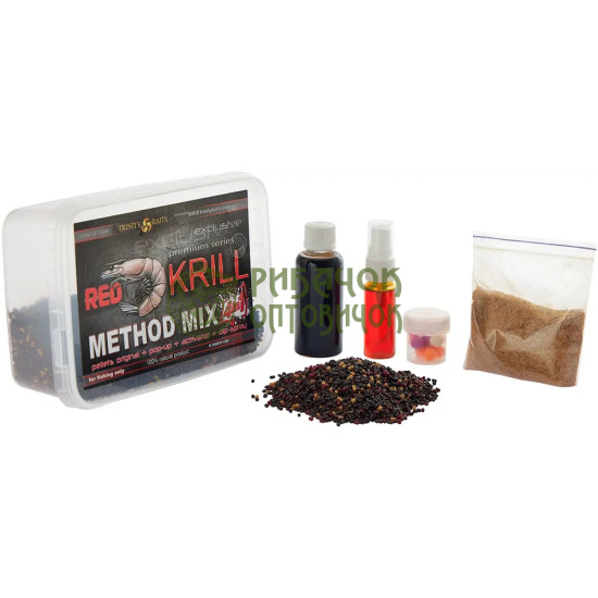 Trinity Baits METOD MIX KRILL 4 в1(пелец ,поп ап,ліквід,діп-спрей) (шт.)