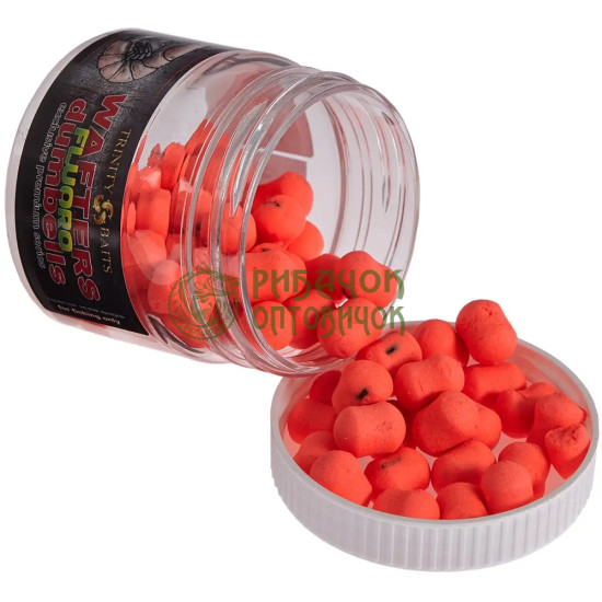 Trinity Baits Вафтерси dumbbells fluoro KRILL 8*12 35 г