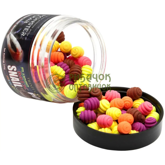 Trinity Baits Поп ап SNAIL MONSTER CRAB fluoro mix 10*6мм