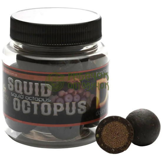 Trinity Baits Бойли насадочні Double 20=14 мм Squid octopus 100г (шт.)