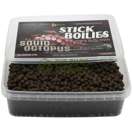 Trinity Baits Стік-міні бойли 5,5 мм Squid octopus 500 г