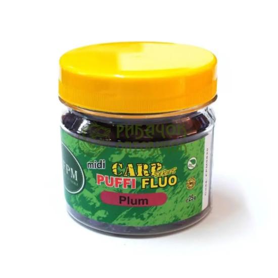 Fluo Carp Puffi midii Red Plum 25gr & Червона Слива