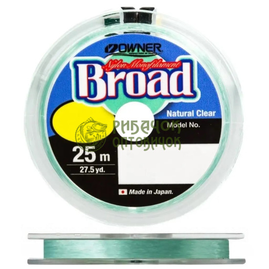 OWNER Волосiнь BROAD 25m 0,20mm
