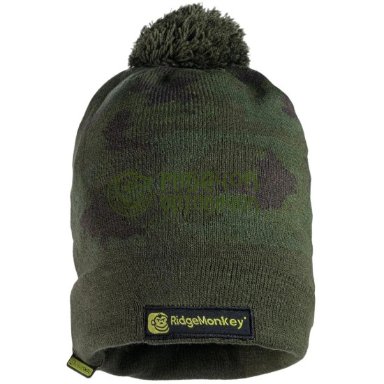 Шапка RidgeMonkey Bobble Beanie Hat Camo