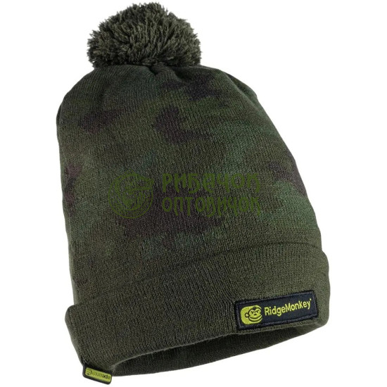 Шапка RidgeMonkey Bobble Beanie Hat Camo