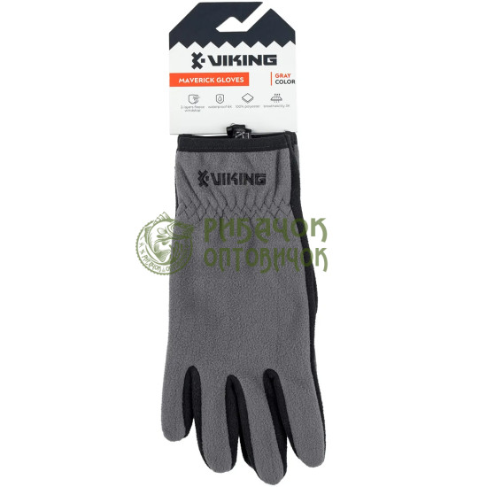 Рукавички Viking Fishing Maverick Gloves XL (fleece) classic к:grey-graphite