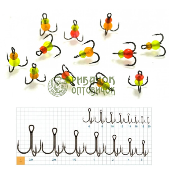 Gurza ROES FISH ST-36  # 14 BC MIX 3 шт.