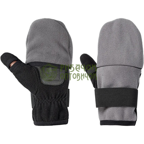 Рукавички Viking Fishing Ice Pro Gloves L (fleece) к:grey-graphite