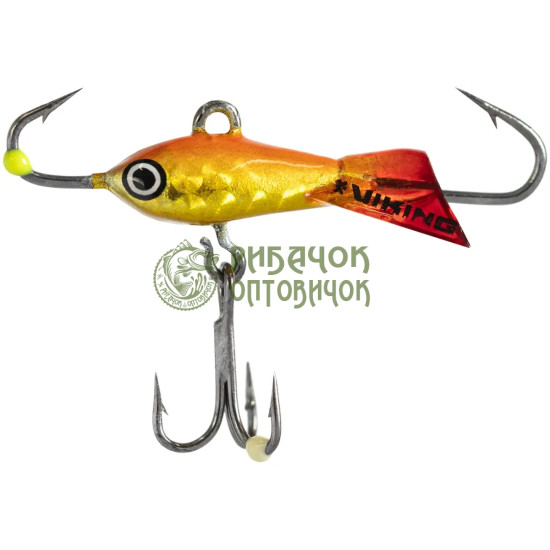 Балансир Viking Fishing Yeti Ice Jig 15mm 1.5g #08 Candle Flame