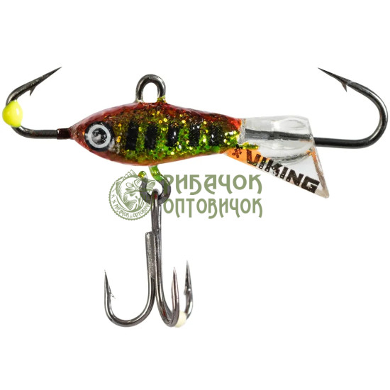 Балансир Viking Fishing Yeti Ice Jig 15mm 1.5g #17 Brown Perch