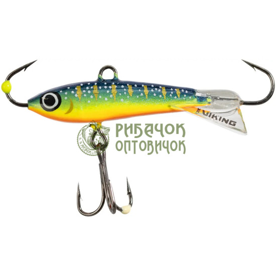 Балансир Viking Fishing Yeti Ice Jig 30mm 5.0g #21 Kingfisher Green