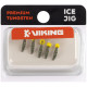 Мормишка вольфрамова Viking Fishing Shrimp+bead 07mm Olive+Y (5шт)