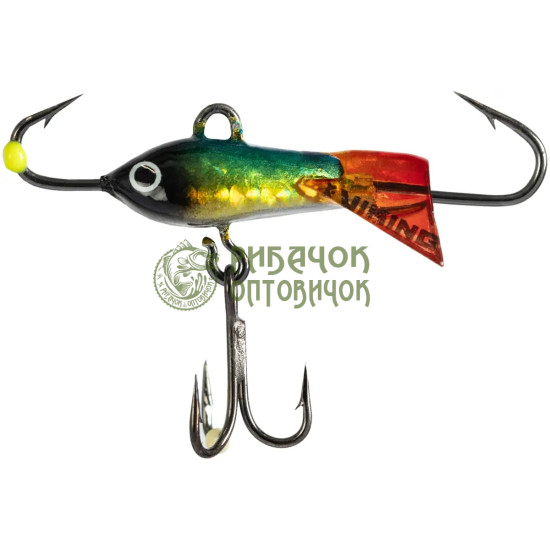 Балансир Viking Fishing Yeti Ice Jig 15mm 1.5g #02 Green Glam