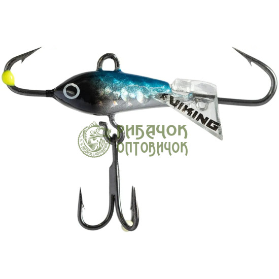Балансир Viking Fishing Yeti Ice Jig 15mm 1.5g #03 Light Blue Glam