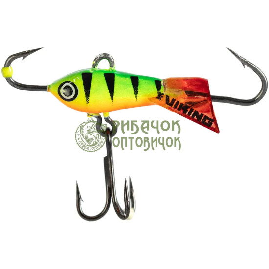 Балансир Viking Fishing Yeti Ice Jig 15mm 1.5g #04 Fire Perch