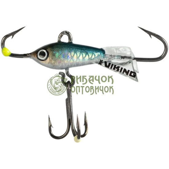 Балансир Viking Fishing Yeti Ice Jig 15mm 1.5g #11 Anchovy