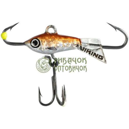 Балансир Viking Fishing Yeti Ice Jig 15mm 1.5g #12 Smoke Anchovy