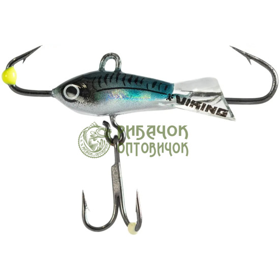 Балансир Viking Fishing Yeti Ice Jig 15mm 1.5g #14 Dark Mackerel