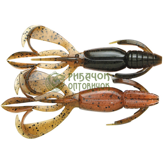 Keitech Crazy Flapper 2,4 (10 шт/уп) к:438 green pumpkin fire