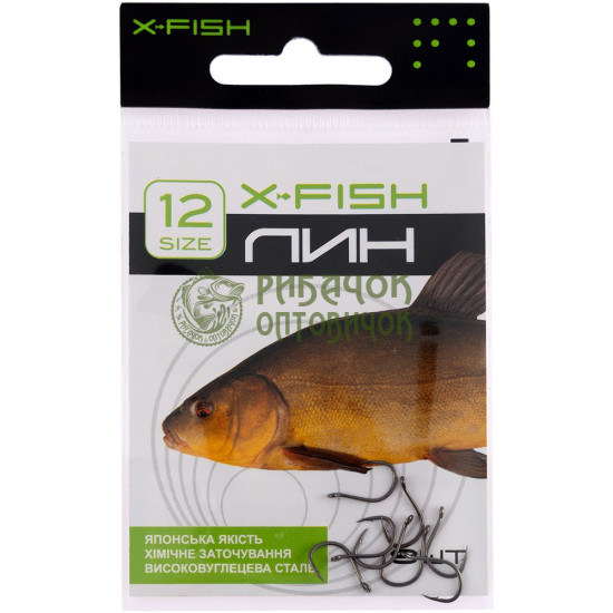 Гачок X-Fish Лин #12 (8 шт/уп)