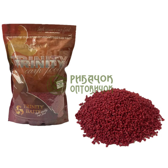 Trinity Baits Pellets STRAWBERRY 2 мм 1кг