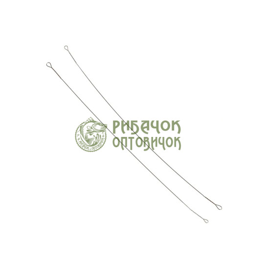 Повідець Select струна №1 15cm 10kg/0.3mm одна скрутка запаяна (2шт/уп)