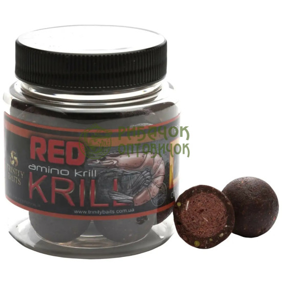 Trinity Baits Бойли насадочні Double 20=14 мм RED KRILL 100г (шт.)