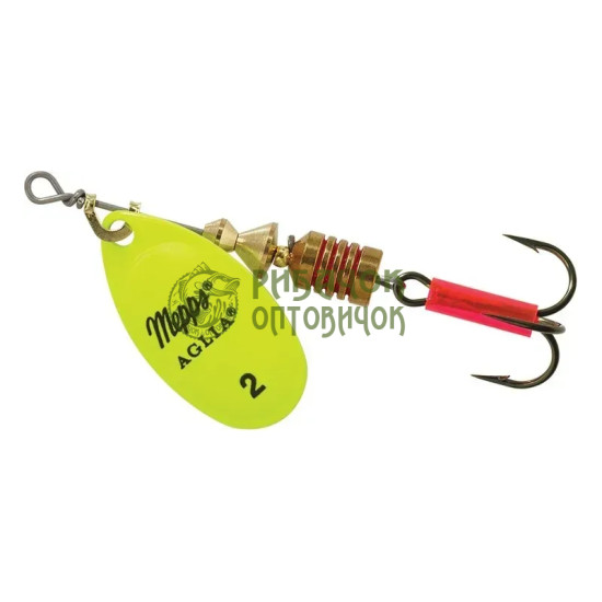 Mepps AGLIA FLUO chartreuse #2 4,5гр. -bc