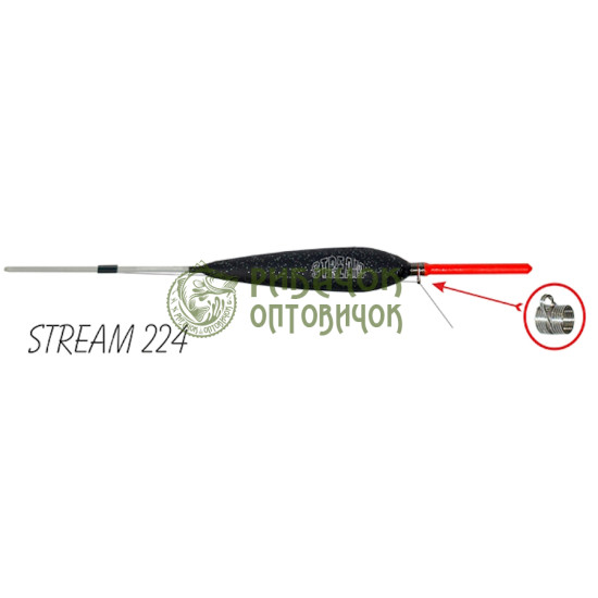 Поплавець Бальза "STREAM" mod. 224 (10 шт в уп) 0,6gr
