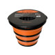 Відро Forrest Folding Bucket with cover (силіконове з кришкою) помаранчевий  10л.