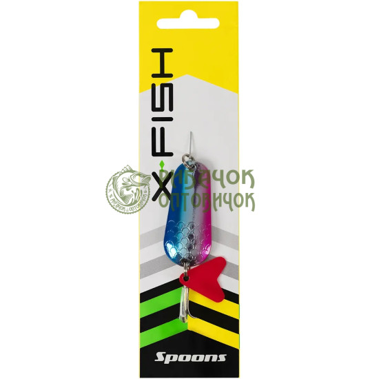 Блешня X-Fish Godzilla 14g #04 Silver pink blue ( 5 шт/ уп )