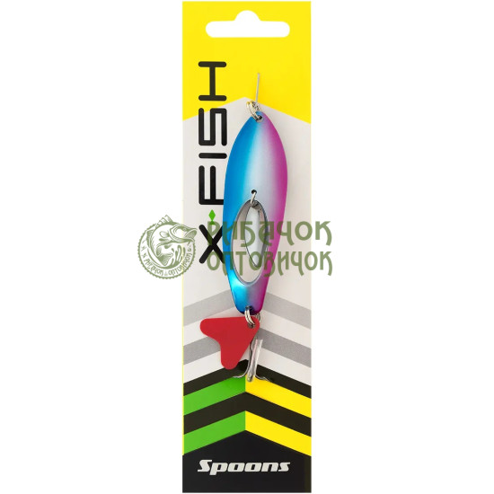 Блешня X-Fish Turbo 17.3g #04 Silver pink blue ( 5 шт/ уп )