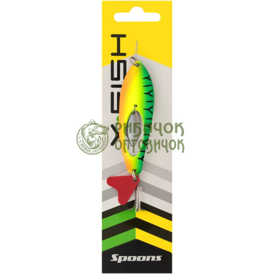 Блешня X-Fish Turbo 17.3g #05 Fire tiger ( 5 шт/ уп )