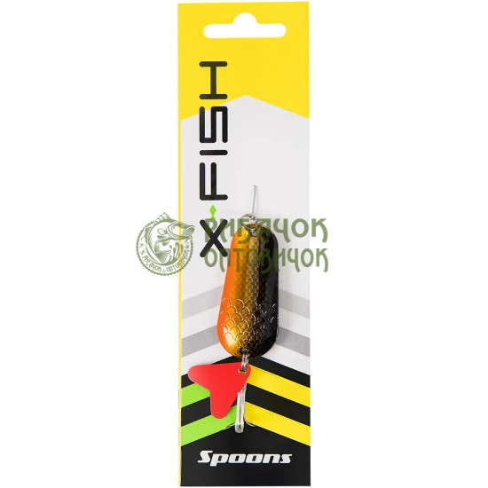 Блешня X-Fish Godzilla 14g #06 Orange gold ( 5 шт/ уп )