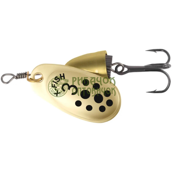 Блешня X-Fish Wolf №3 7g Gold ( 5 шт/ уп )