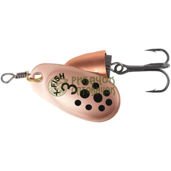 Блешня X-Fish Wolf №3 7g Copper ( 5 шт/ уп )