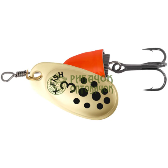 Блешня X-Fish Wolf №3 7g Gold fire red ( 5 шт/ уп )