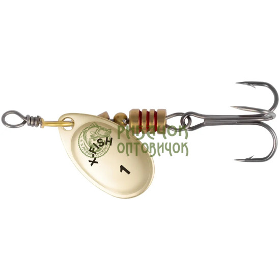 Блешня X-Fish Stark №1 2.5g Gold ( 5 шт/ уп )