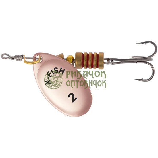 Блешня X-Fish Stark №2 4.5g Copper ( 5 шт/ уп )