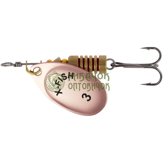 Блешня X-Fish Stark №3 7.5g Copper ( 5 шт/ уп )