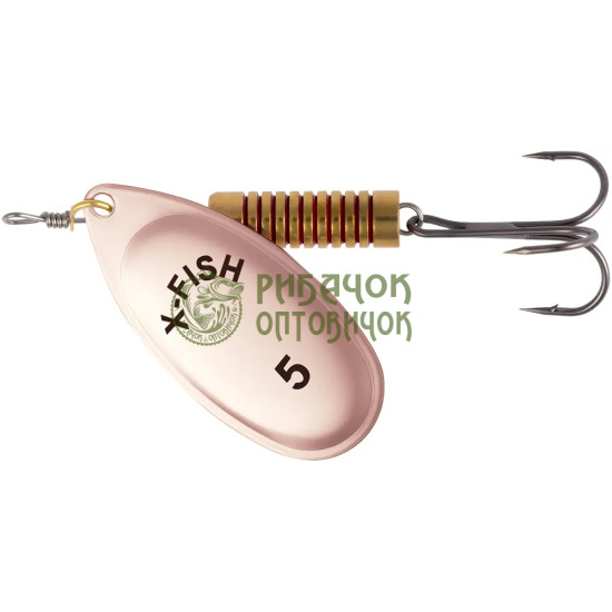 Блешня X-Fish Stark №5 14g Copper ( 5 шт/ уп )