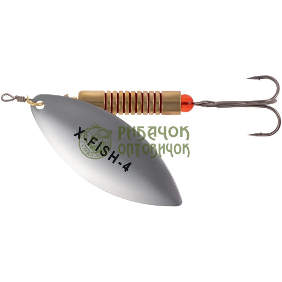 Блешня X-Fish Rampage №4 18g Silver ( 5 шт/ уп )