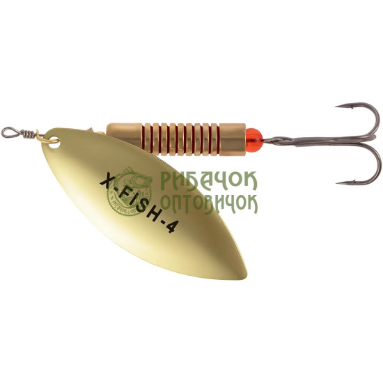 Блешня X-Fish Rampage №4 18g Gold ( 5 шт/ уп )